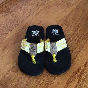 Yellow Box Sandals